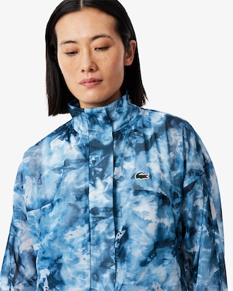 Women's Lightweight Crocodile Print Tennis Jacket