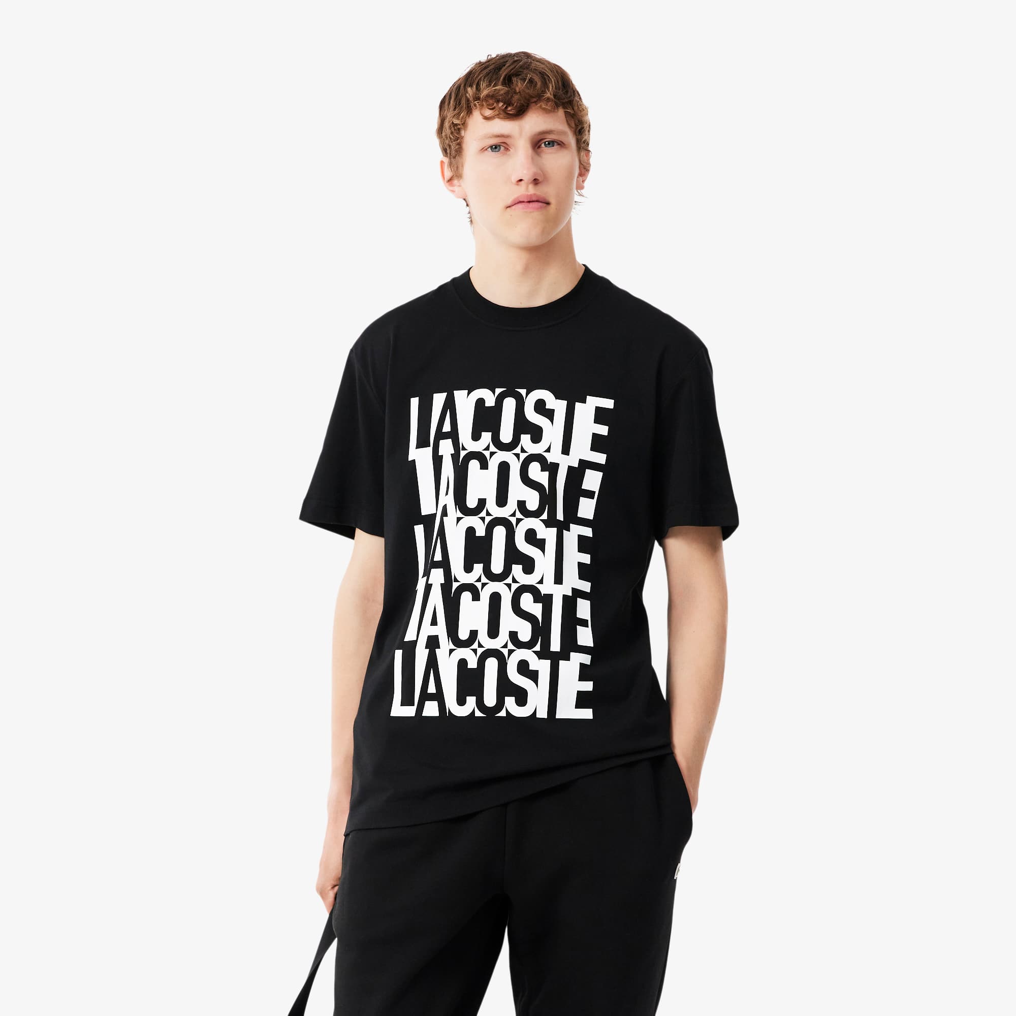 Printed Cotton T-shirt - T-shirts - New In 2026 | Lacoste