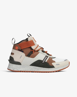 Men's Lacoste Run Breaker Leather Colour-Pop Outdoor Shoes