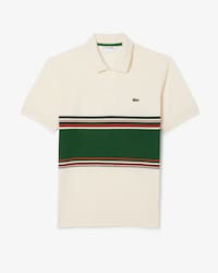 Men's Made In France Classic Fit Striped Polo
