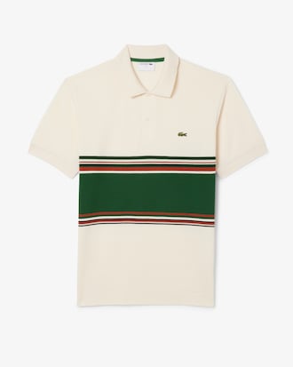 Men's Made In France Classic Fit Striped Polo