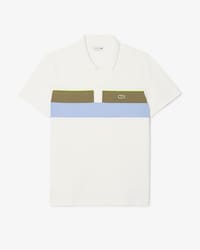 Men's Regular Fit Colorblock Petit Piqué Polo