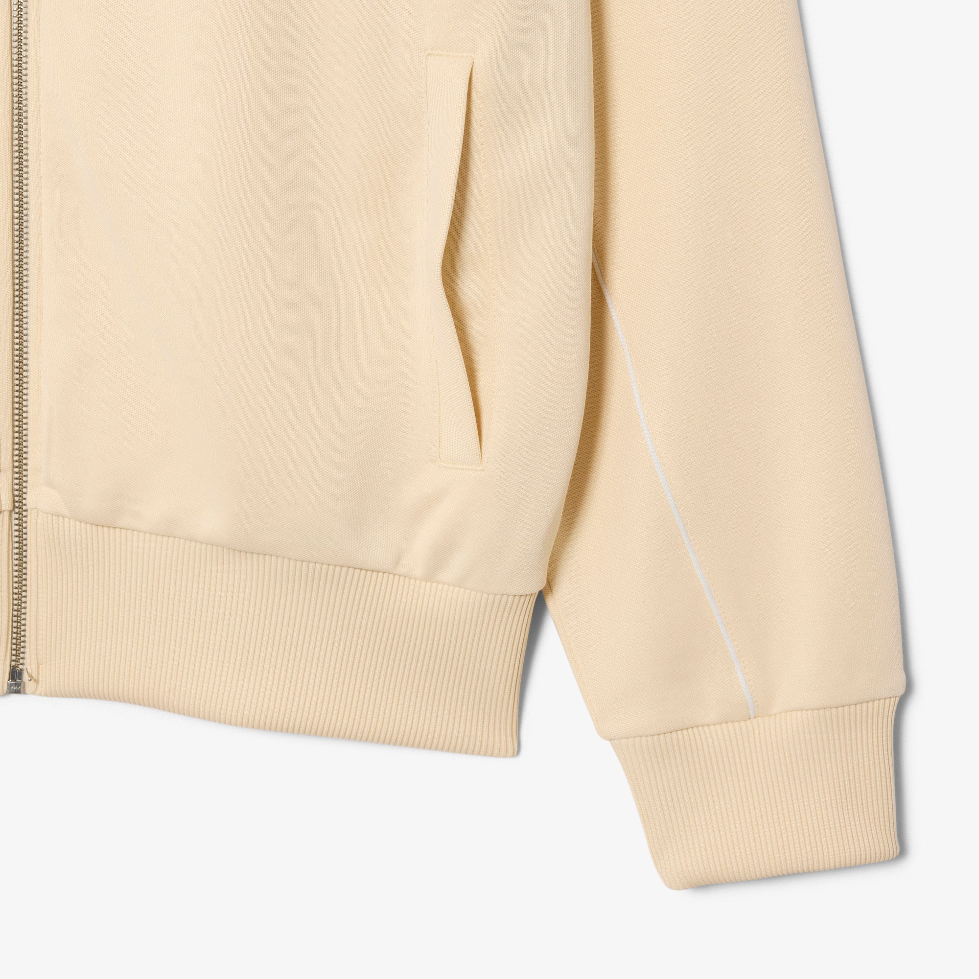 Trim Accent Zipped Sweatshirt - Sweaters & Sweatshirts - New In