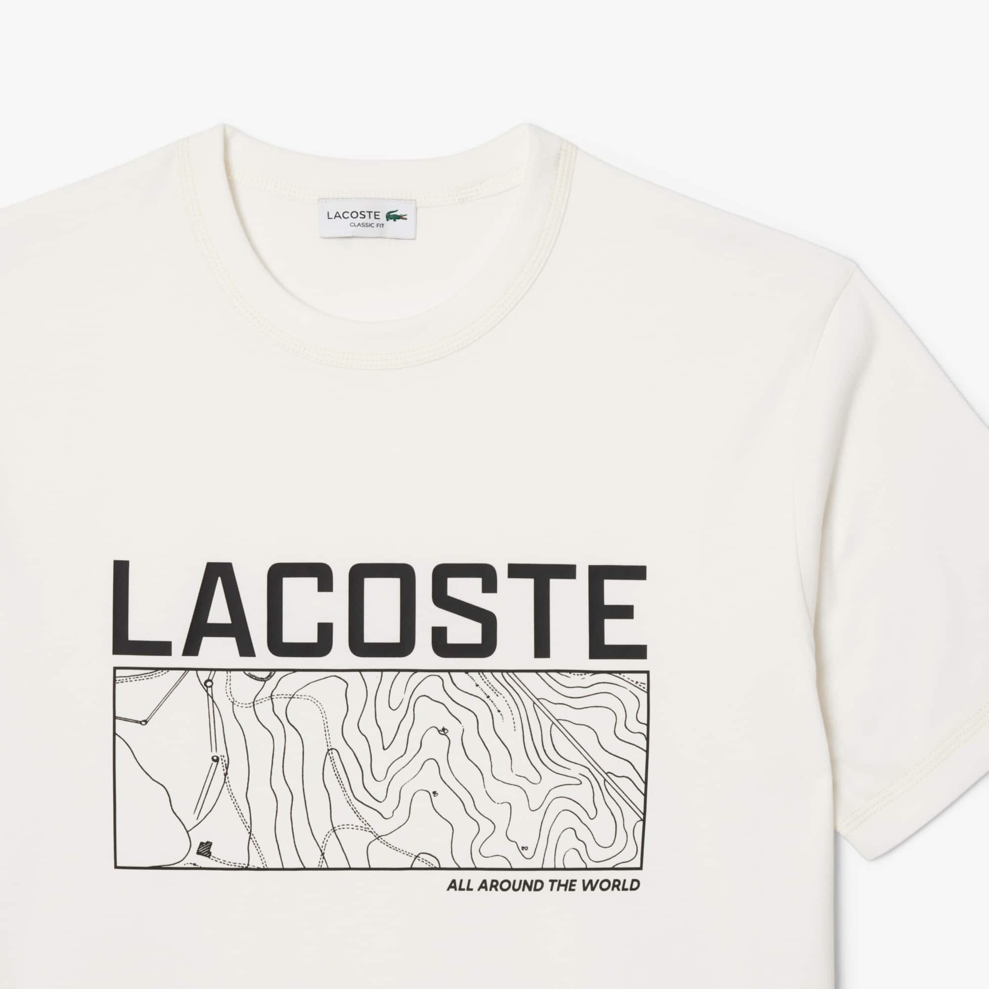 Men's Printed Jersey T-Shirt - Organic Cotton - New In 2026 | Lacoste