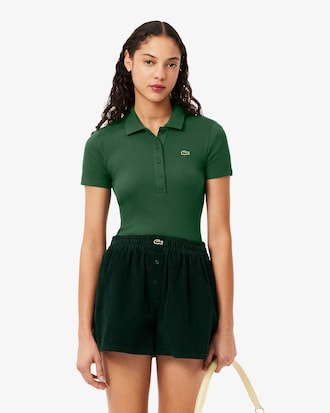 Polo Femme Coupe Slim En Coton Bio