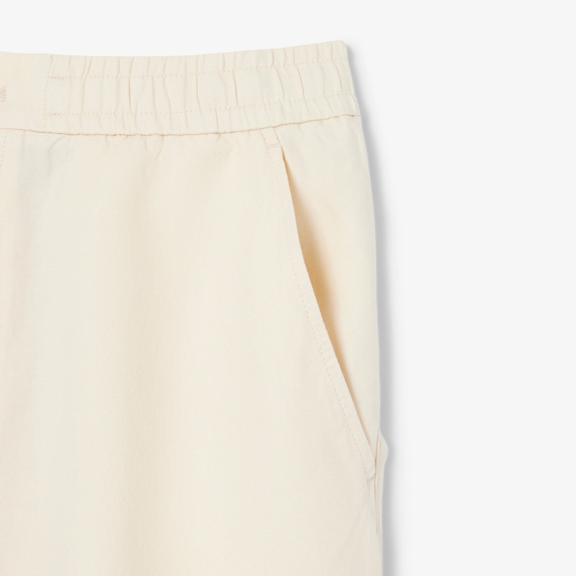 Regular Fit Linen Blend Twill Shorts