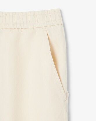 Regular Fit Linen Blend Twill Shorts