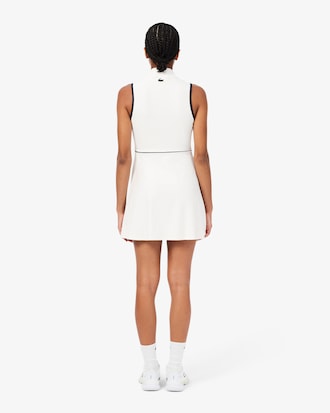 Vestido de Tenis Retro con Insignia Ultra Dry