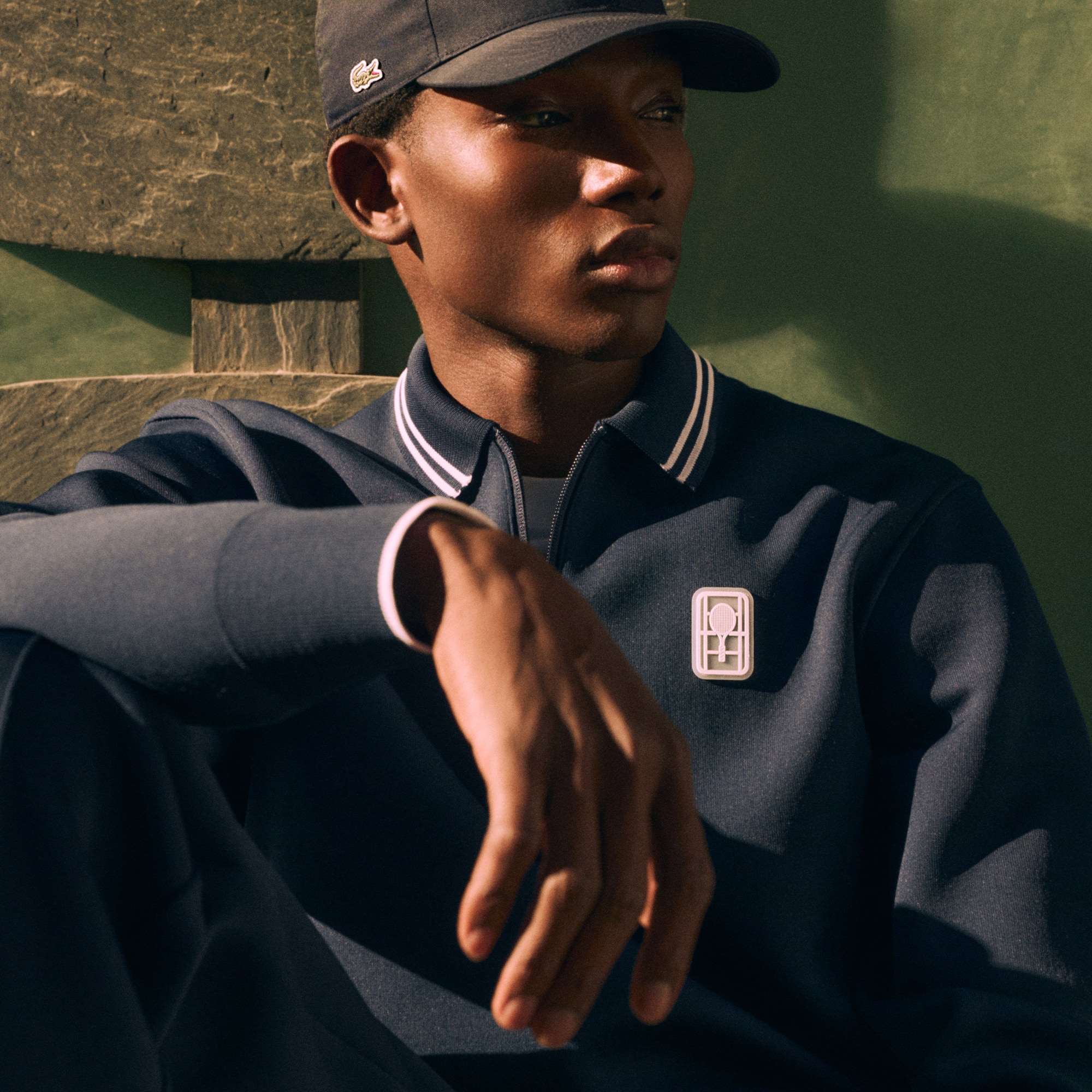 Tennis Heritage Polo Collar Zipped Sweatshirt - Sweaters