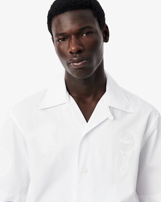 Men's Runway Relaxed Fit Badge Shirt