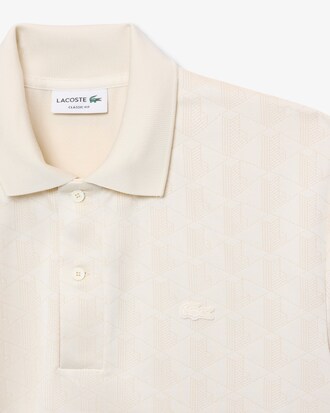 Polo de Jacquard de Corte Cl&aacute;sico con Monogram