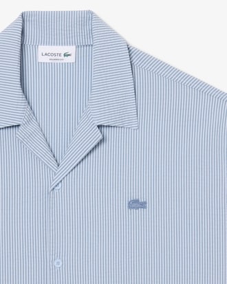 Playera Seersucker de Corte Relajado