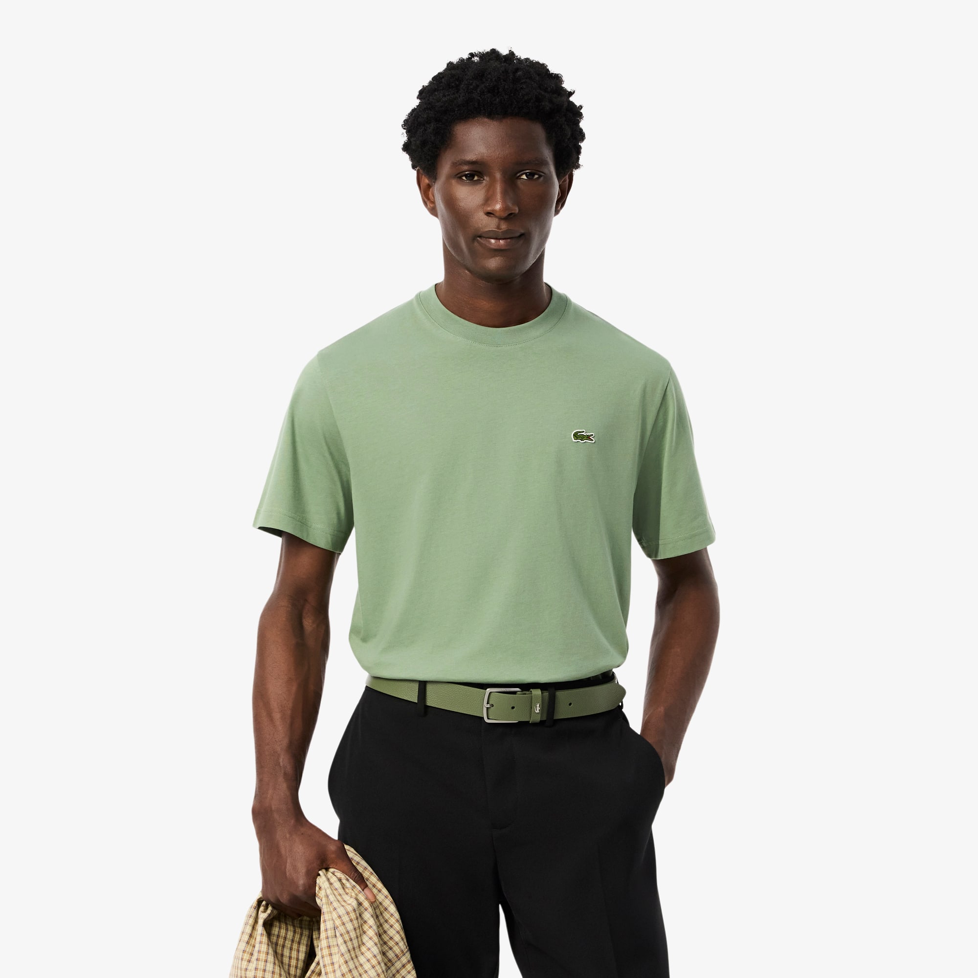 Lacoste Men's Cotton T-shirt - 4xl - 9 In Green
