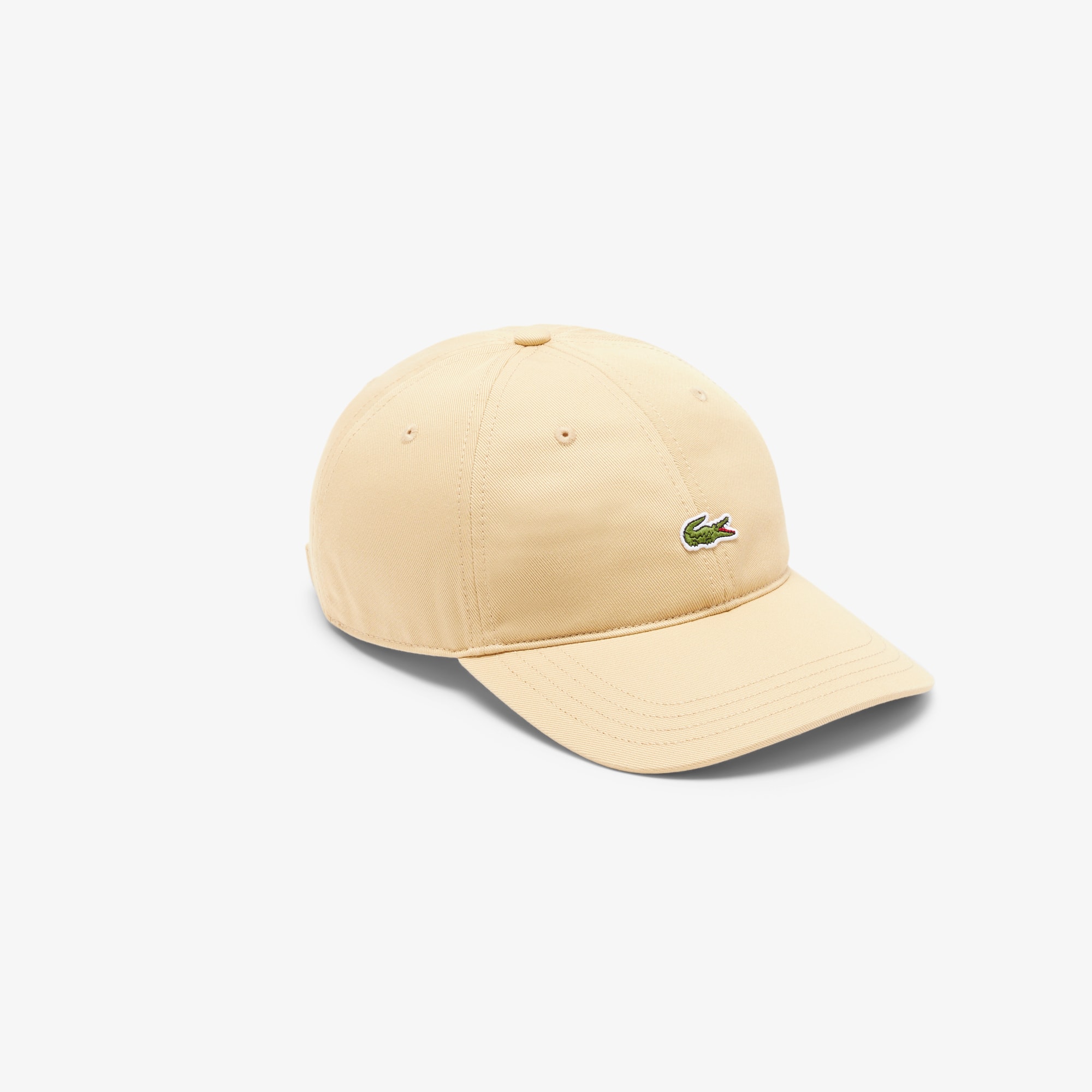Lacoste Unisex Cotton Twill Cap - One Size In Neutral