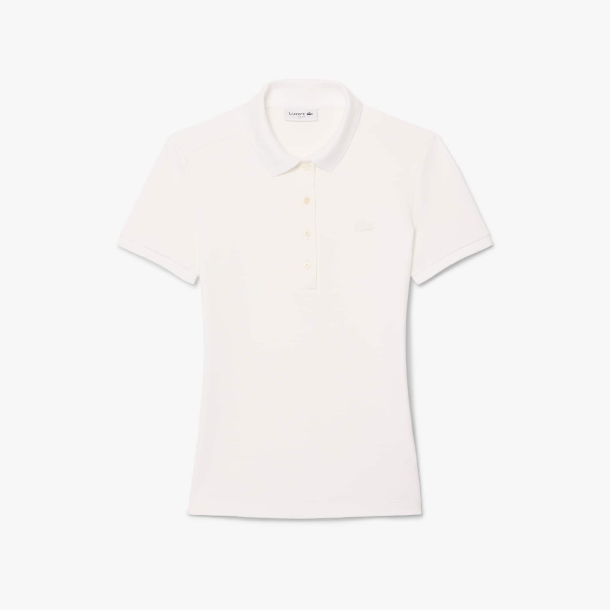 Women's L.12.D Slim Fit Stretch Mini Piqué Polo - Polo Shirts