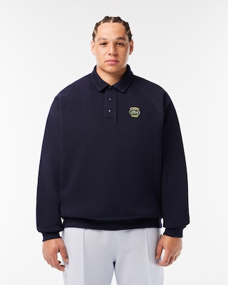 Men's Loose Fit Piqué Sweatshirt
