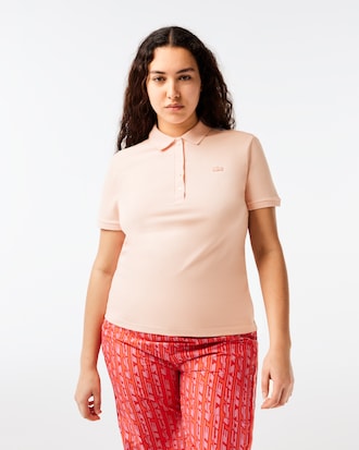 Women's L.12.D Slim Fit Stretch Mini Piqué Polo