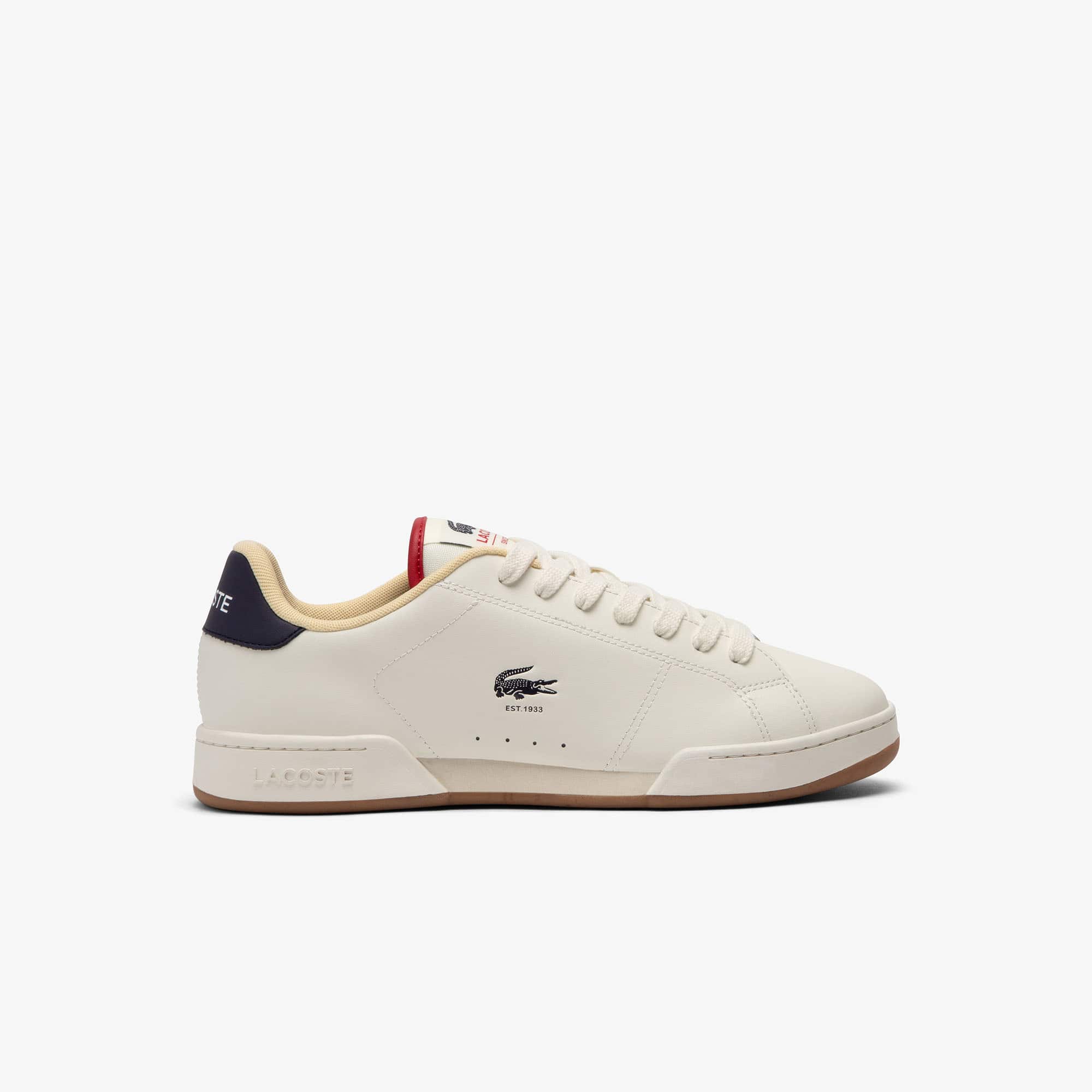 Lacoste Men's Carnaby Cup Leather Sneakers - 10 In Neutral
