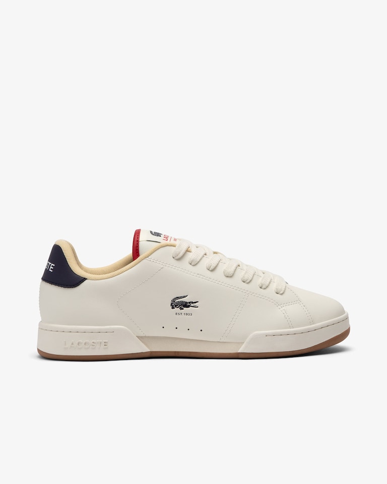 Lacoste Carnaby Cup Leather Beige Men Sneakers 50SMA0152-40F