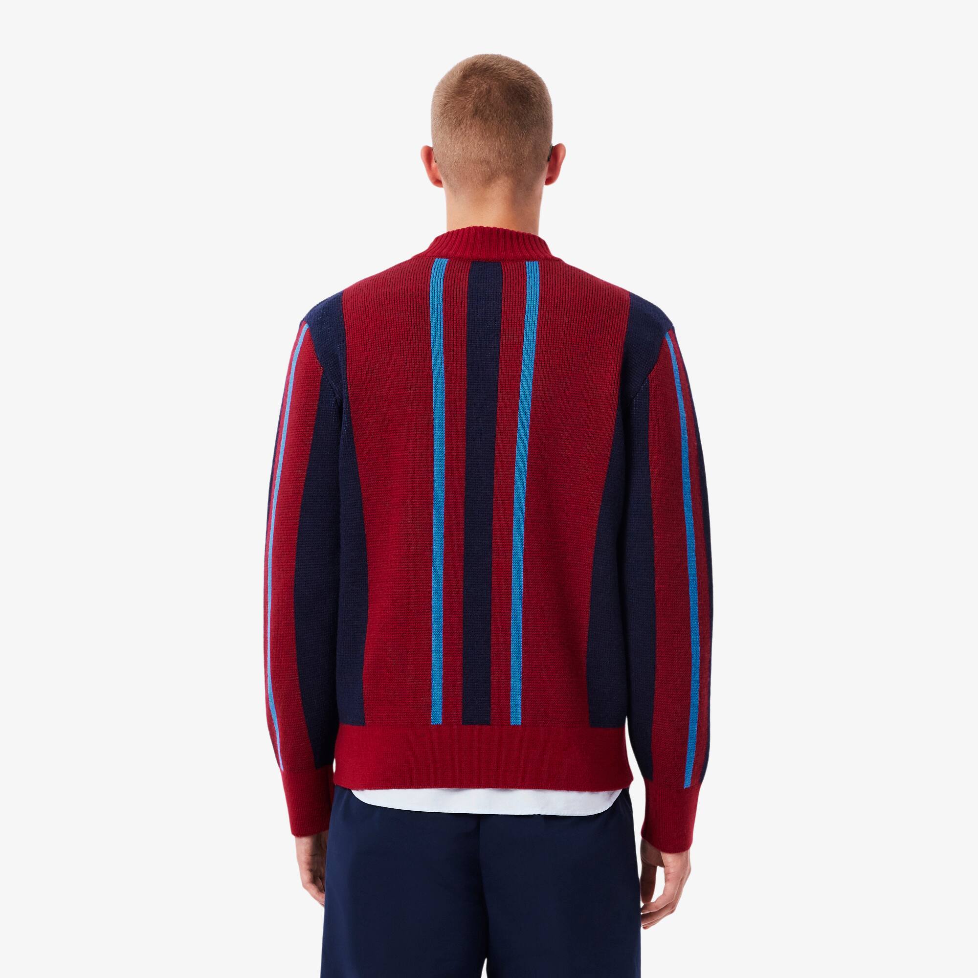 Men's Archive Edition High-Neck Striped Sweater - Sweaters