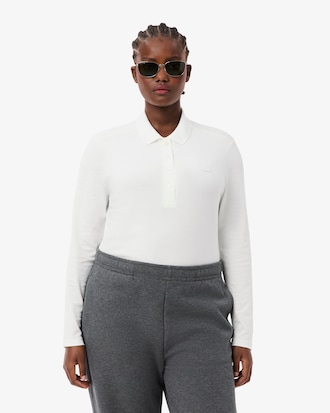 Women's Slim Fit L.12.D Stretch Mini Piqu&eacute; Polo