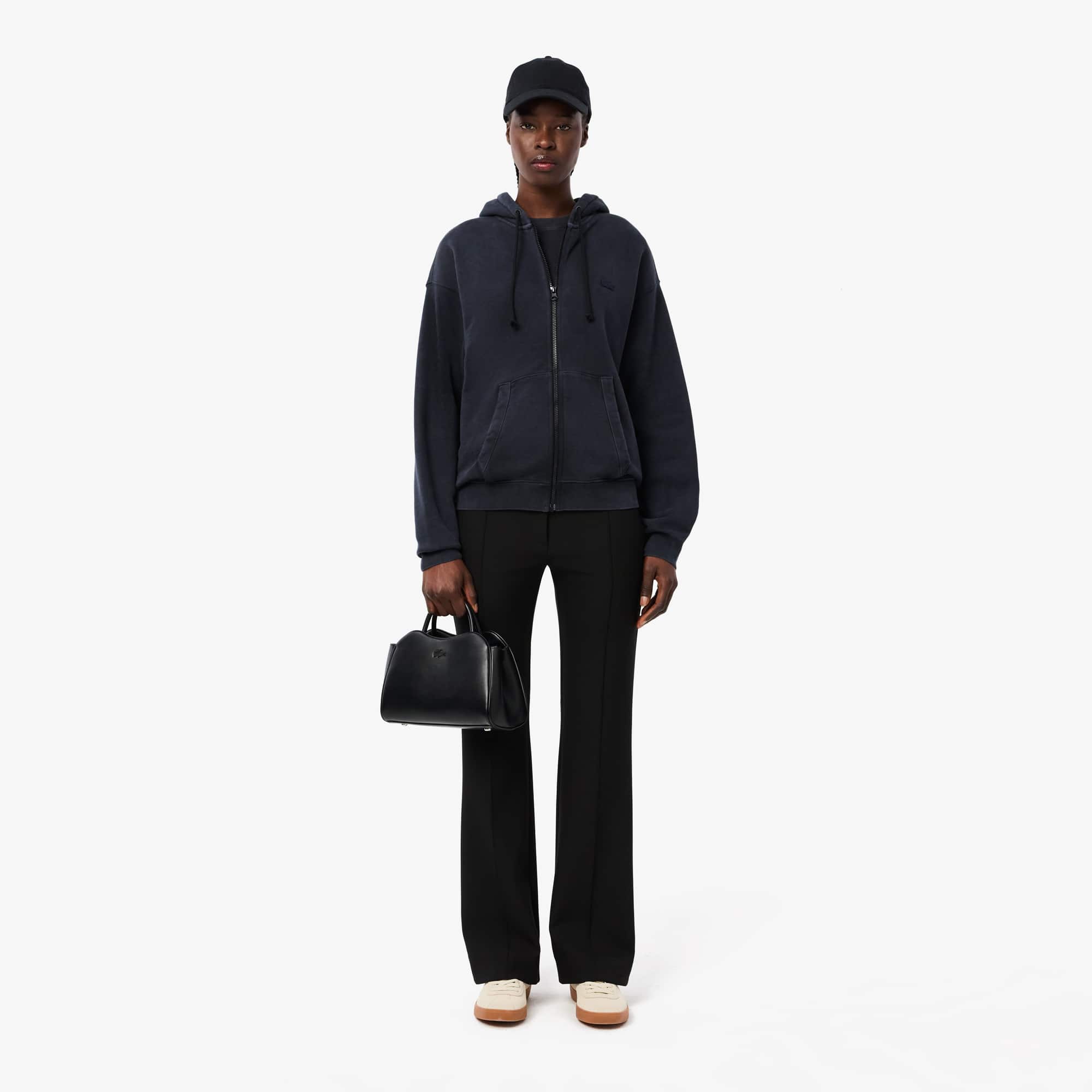 Unisex Loose Fit Washed Effect Hoodie - Sweaters