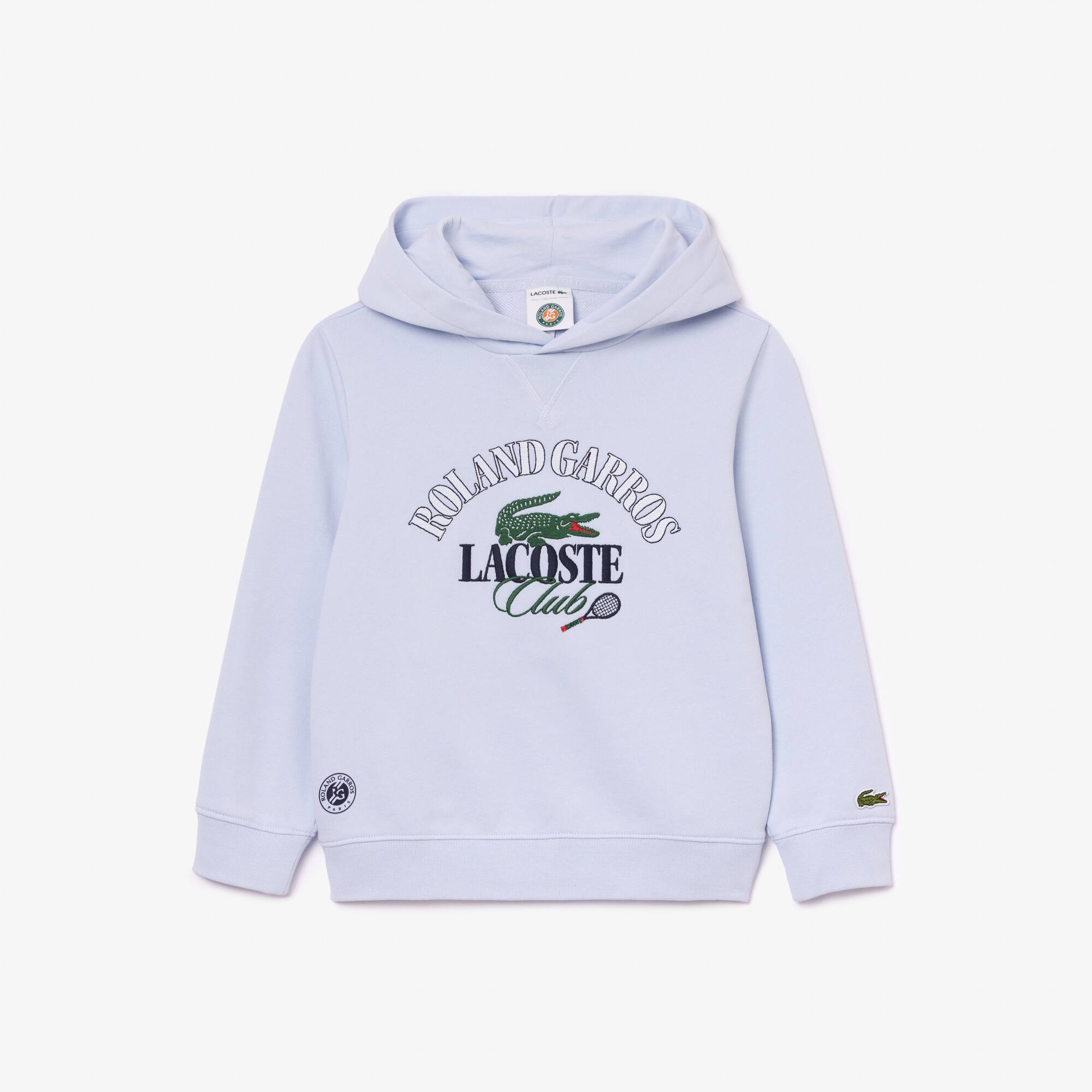 Kids' Roland-Garros Edition Embroidered Piqué Sweatshirt