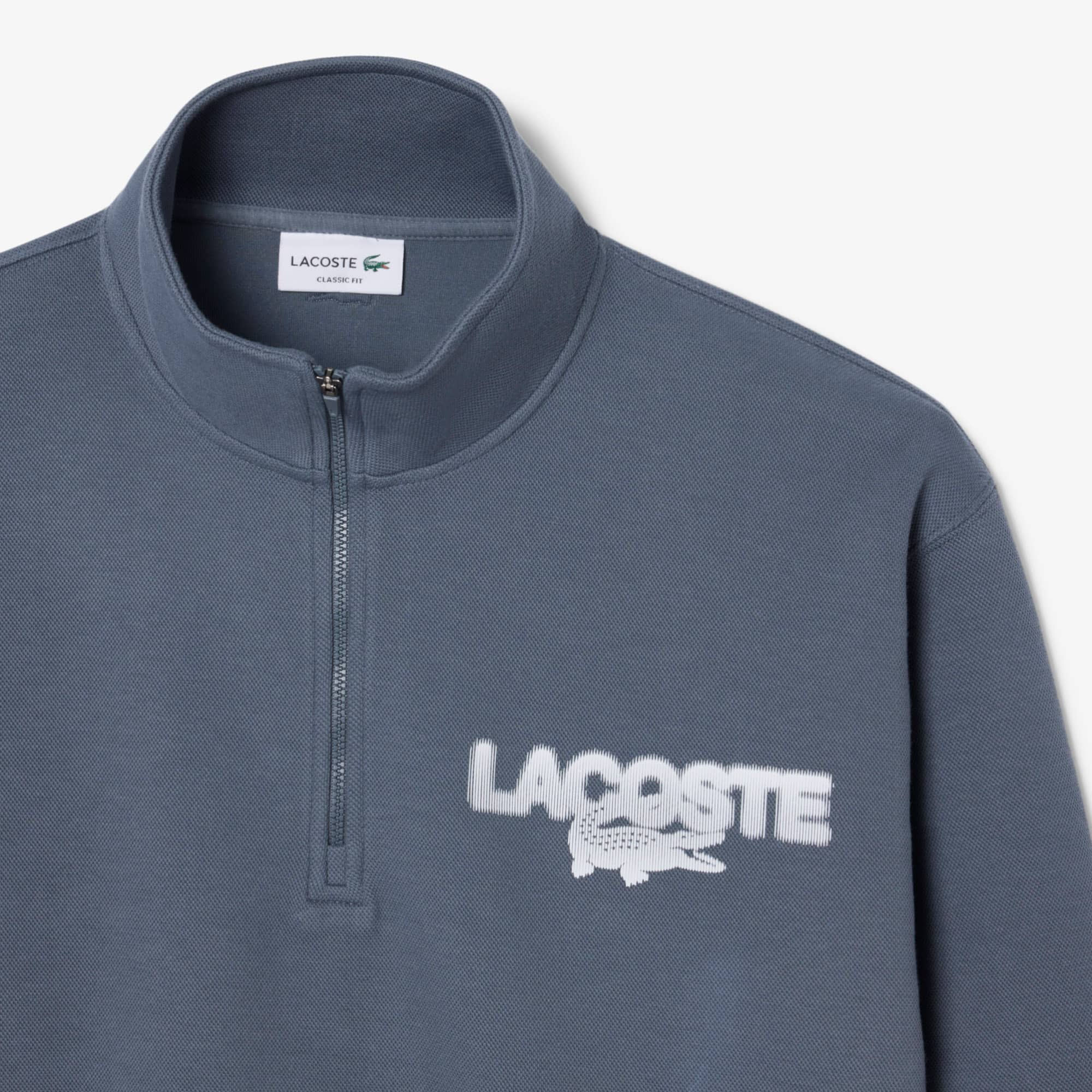 Branded Piqué Sweatshirt