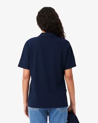 Women's Relaxed Fit Piqu&eacute; Polo