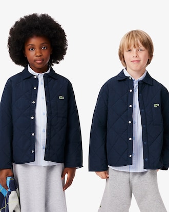 Kids' Quilted Plaid Overshirt