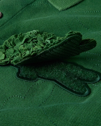 Unisex Embroidery Collection Oversized Polo