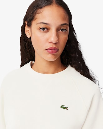 Women's Crew Neck Piqué Sweatshirt