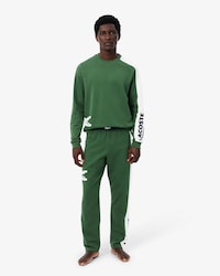 Men's Printed Fleece Loungewear Pants