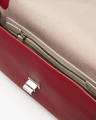 Women's Daily Classic Piqué Canvas Clasp Shoulder Bag