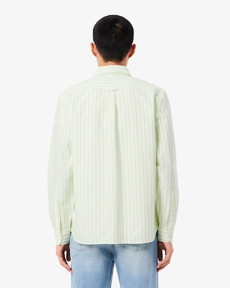 Men's Regular Fit Striped Oxford Shirt