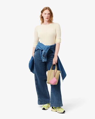Women's Merino Wool 3D Rib Sweater