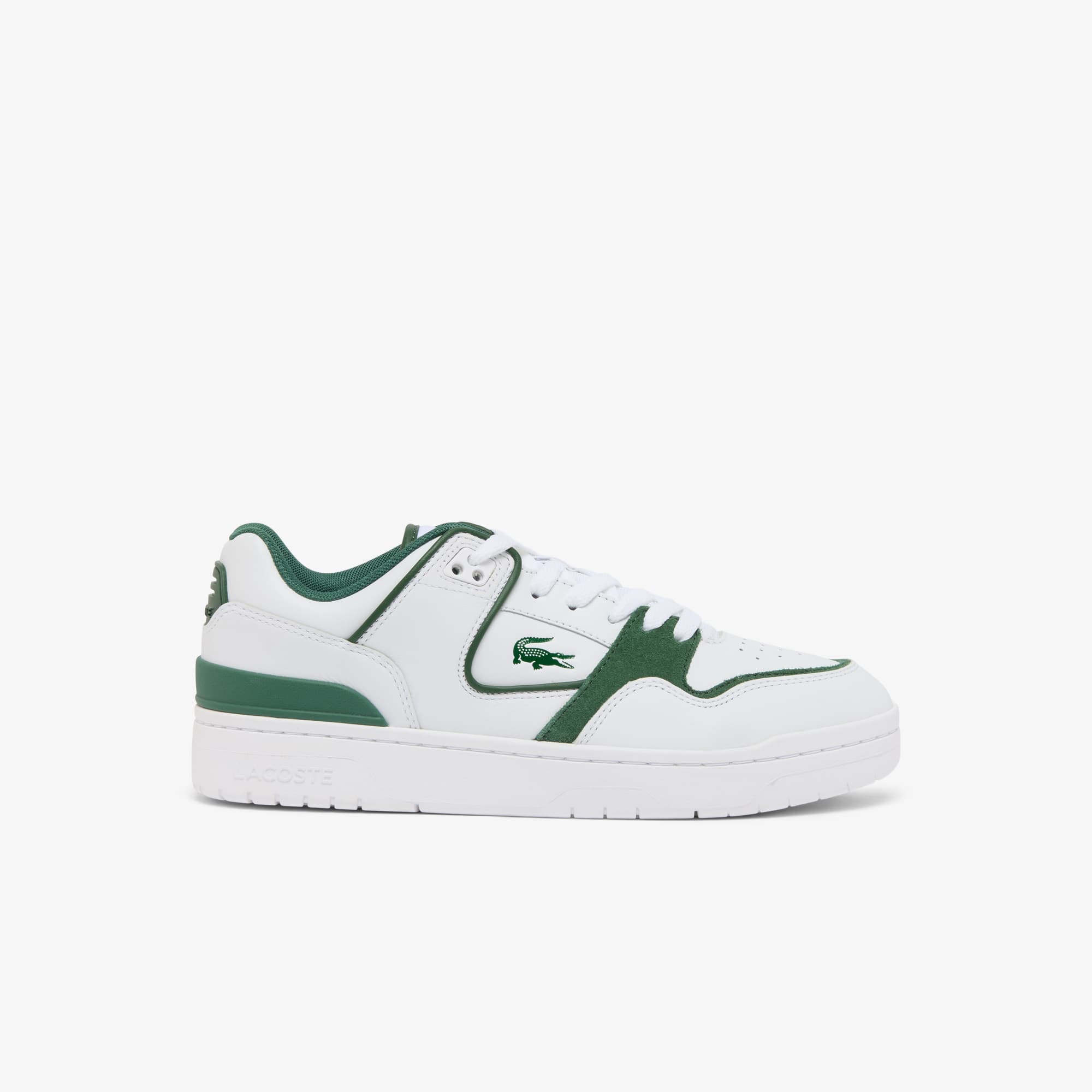 Lacoste Sneakers Courtcage Set de Piel para Hombre Blanco