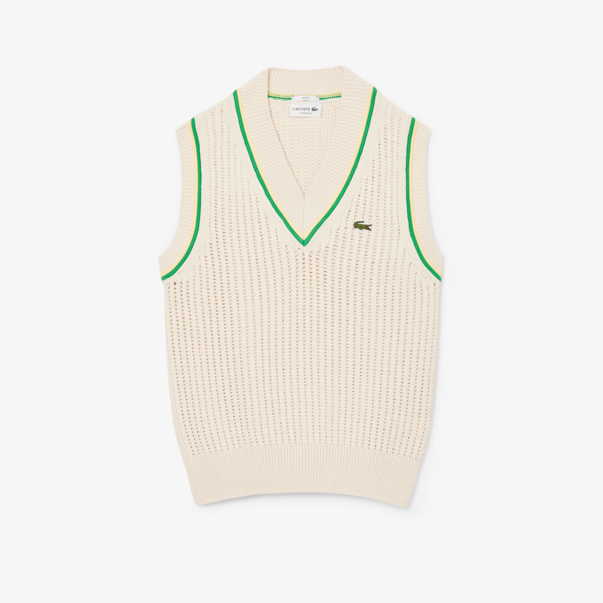 LACOSTE ベスト Unisex Crochet Effect Sweater Vest - Sweaters & Sweatshirts - New