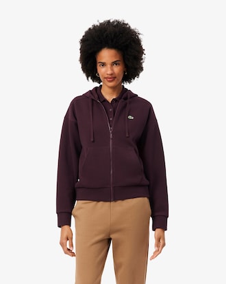 Sweatshirt &agrave; capuche zipp&eacute; en Piqu&eacute;
