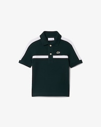 Color-Block Petit Piqu&eacute; Polo Shirt