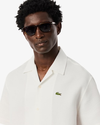 Men's Relaxed Fit Waffle Texture Shirt