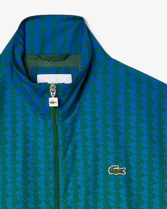 Chamarra con monograma estampado en d&eacute;grad&eacute;