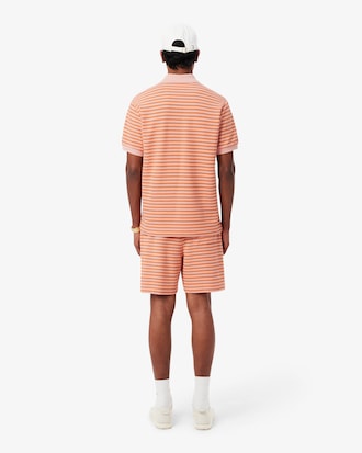 Regular Fit Striped Cotton Shorts
