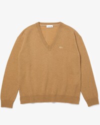 Women's V-neck Wool Sweater