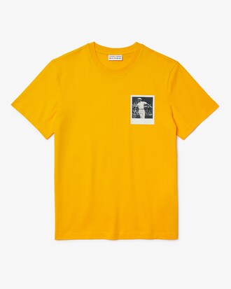 Men&rsquo;s Lacoste x Polaroid Breathable Thermosensitive Badge T-shirt