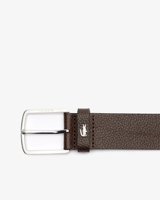Men's Grained Leather Belt