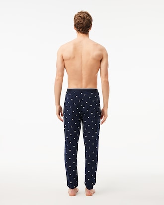 Men's Crocodile Motif Pajama Pants