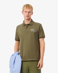 Polo classic fit Petit Piqué motif brodé