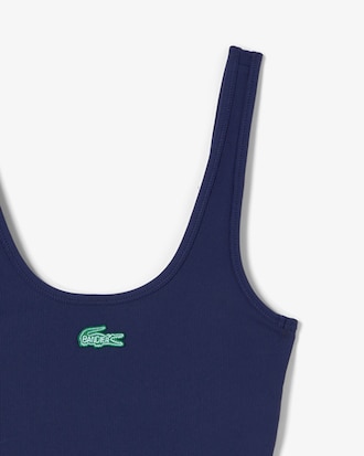 Women's Lacoste x Bandier Ribbed Bodysuit