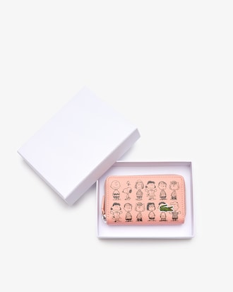 Lacoste x Peanuts Small Grained Leather Wallet